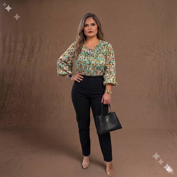 Blusa Estampada Floral