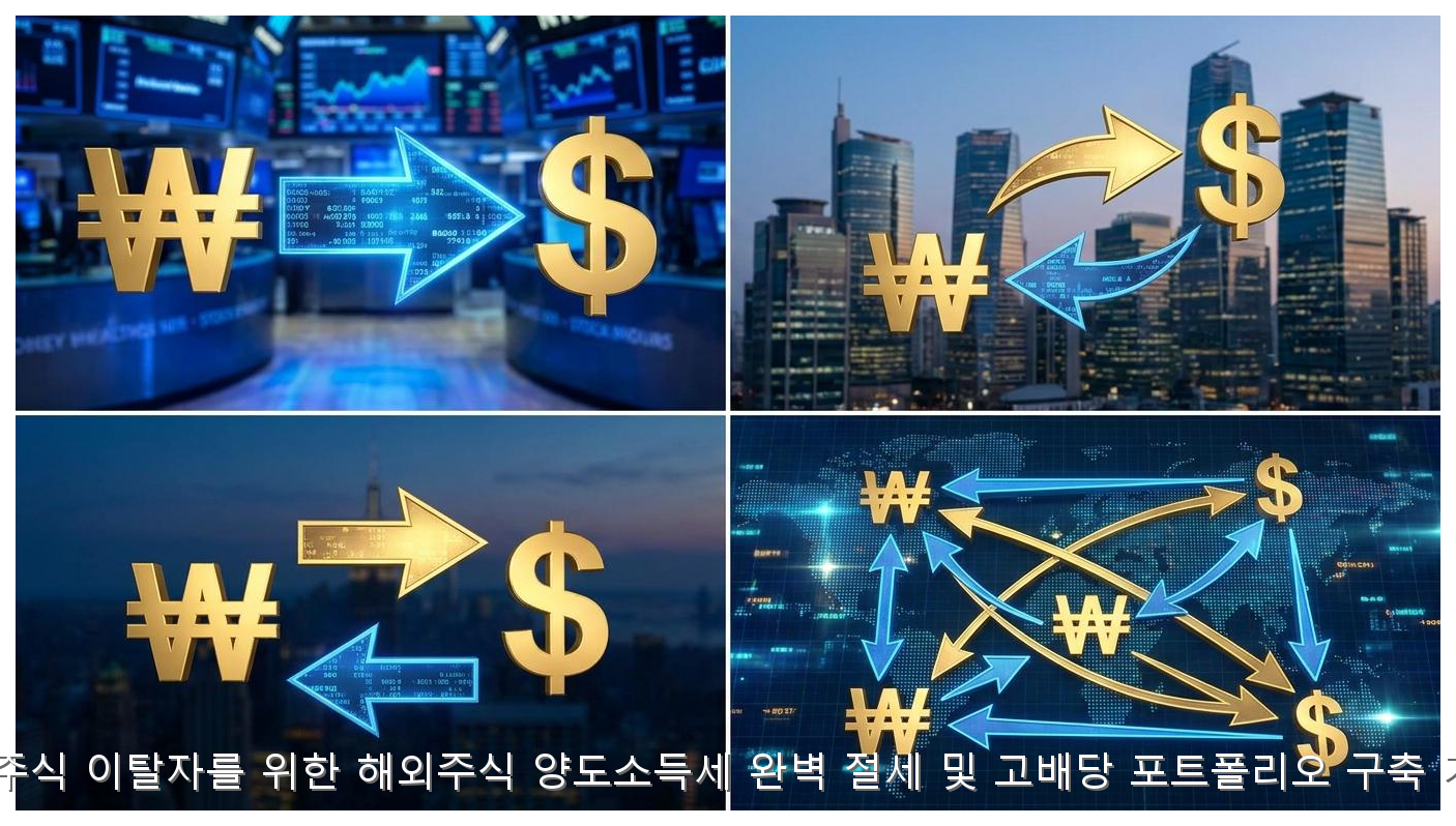 국내 주식 이탈자를 위한 해외주식 양도소득세 완벽 절세 및 고배당 포트폴리오 구축 가이드 핵심 안내 및 분석 인포그래픽 (8)