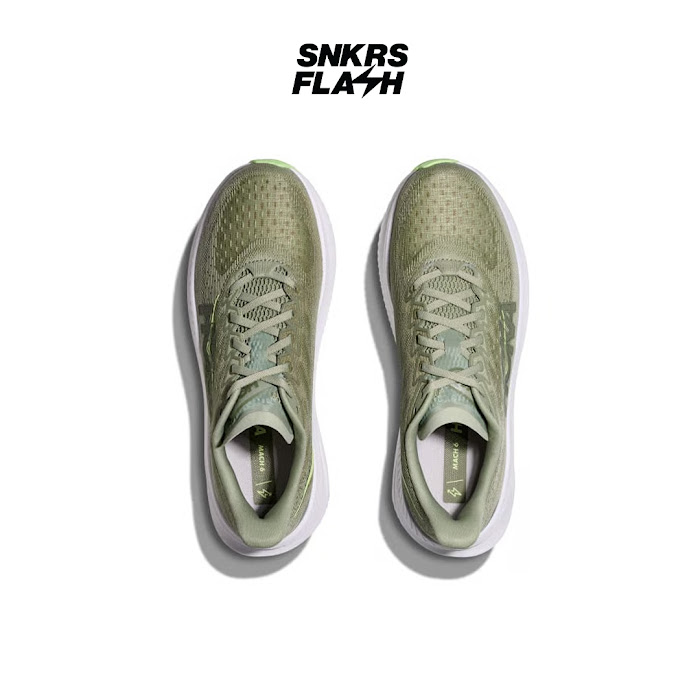 HOKA ONE ONE MACH 6 FOREST LICHEN TART APPLE - Size 40