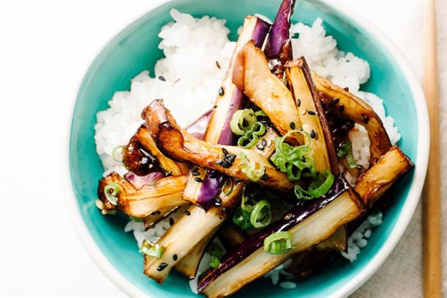 Cà Tím Chiên Sốt Mật Ong