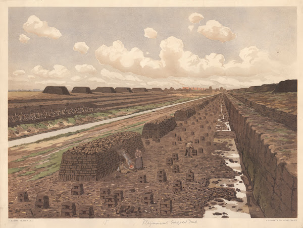 Peat digging near Klazienaveen Drenthe 1901