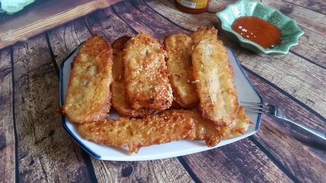 Chuối Tẩm Mè Chiên Giòn