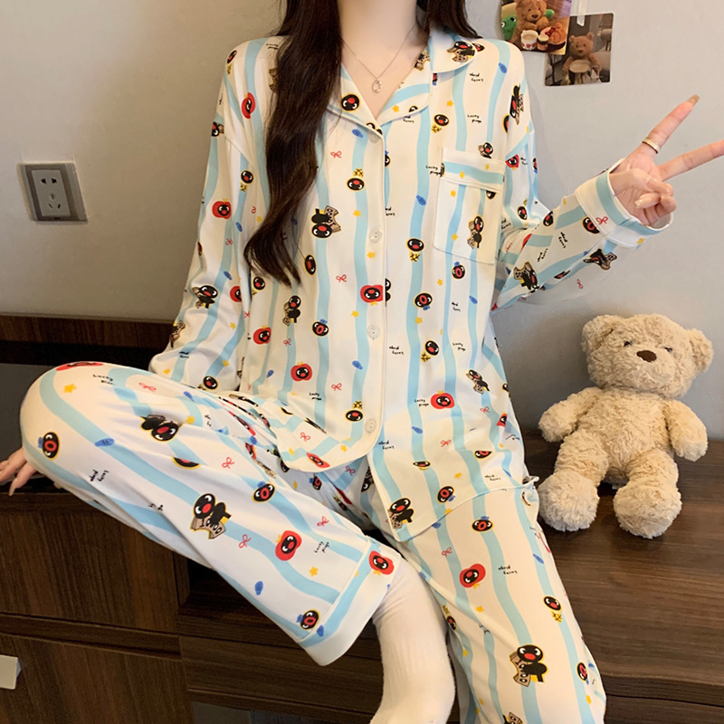 Women's Loungewear, Long Sleeve, Christmas Bear Design
