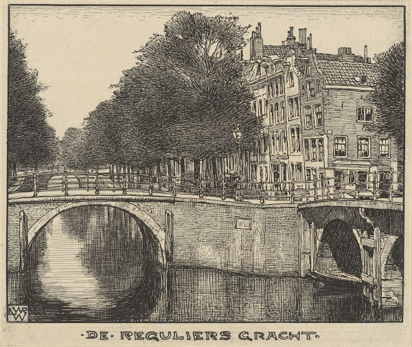 De Reguliers Gracht te Amsterdam 20th century