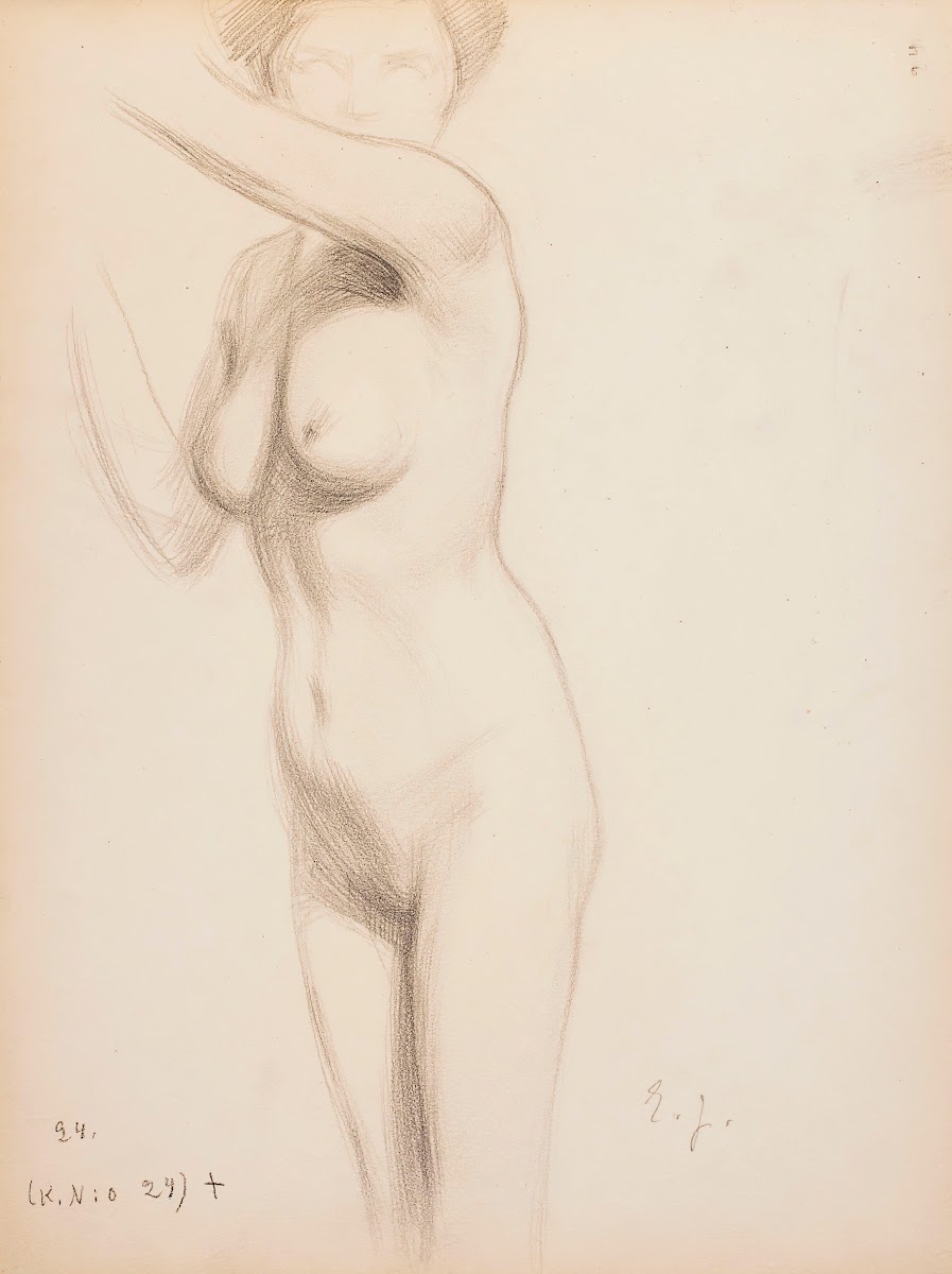 Nude model 1910