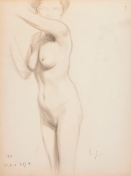 Nude model 1910