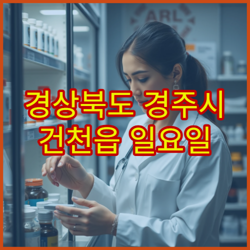 경상북도 경주시 건천읍 일요일 영업 약국 일요일에도 운영하는 당번약국 정리