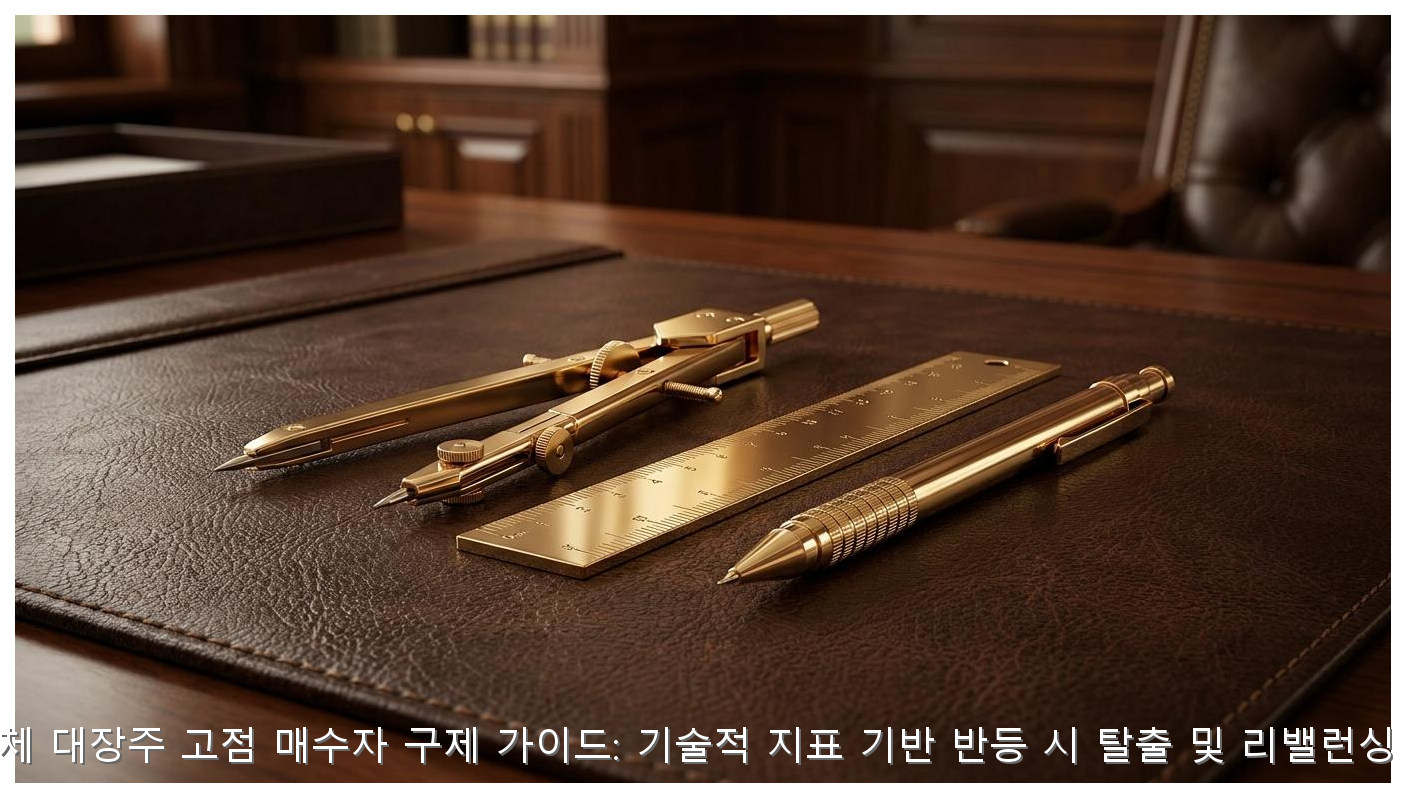 반도체 대장주 고점 매수자 구제 가이드: 기술적 지표 기반 반등 시 탈출 및 리밸런싱 전략 핵심 안내 및 분석 인포그래픽 (4)