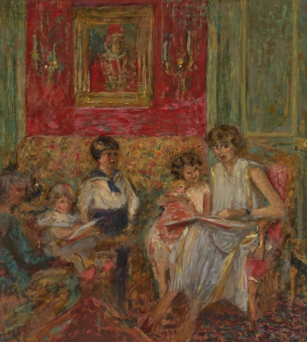 Madame Jean Bloch et ses enfants 1927