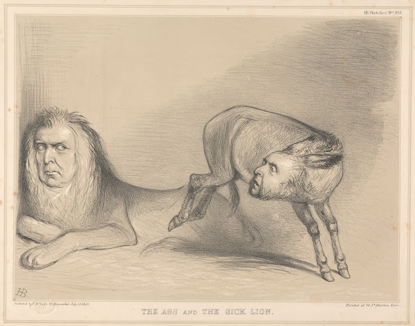 The Ass and the Sick Lion 1849