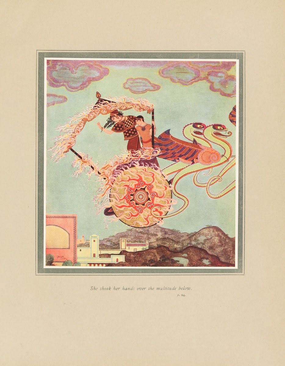 She shook her hands over the multitude below 1919