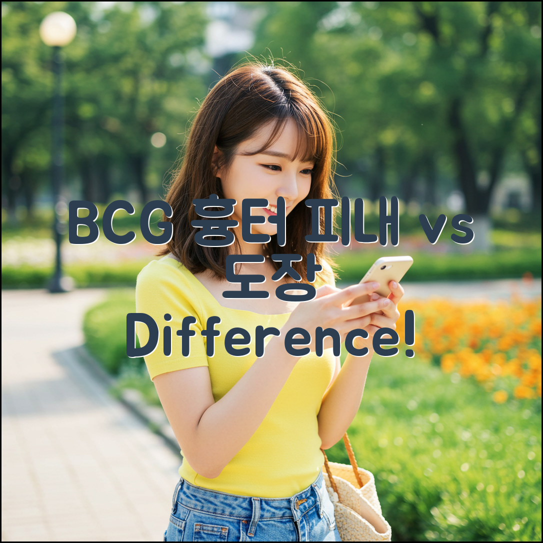 BCG 2가지: 피내 vs 도장 흉터 차이!