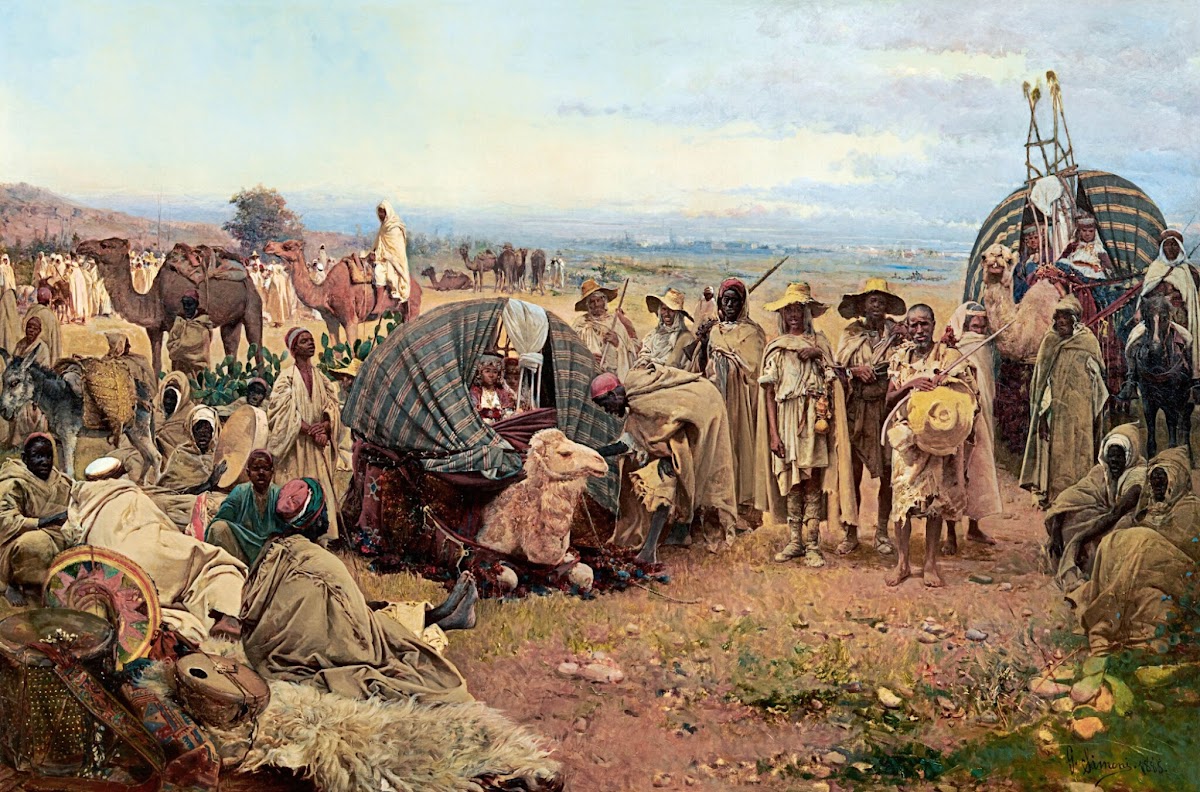 The Halt of the Caravan 1885