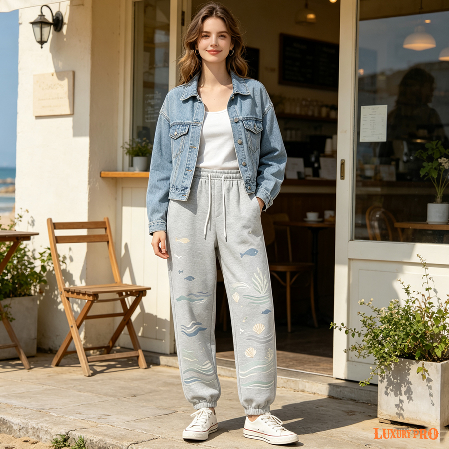 AOP DLA Straight Sweatpants