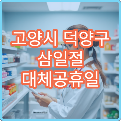 고양시 덕양구 삼일절 대체공휴일 정형외과 연휴 진료 병원 골절·허리통증 상담 가능