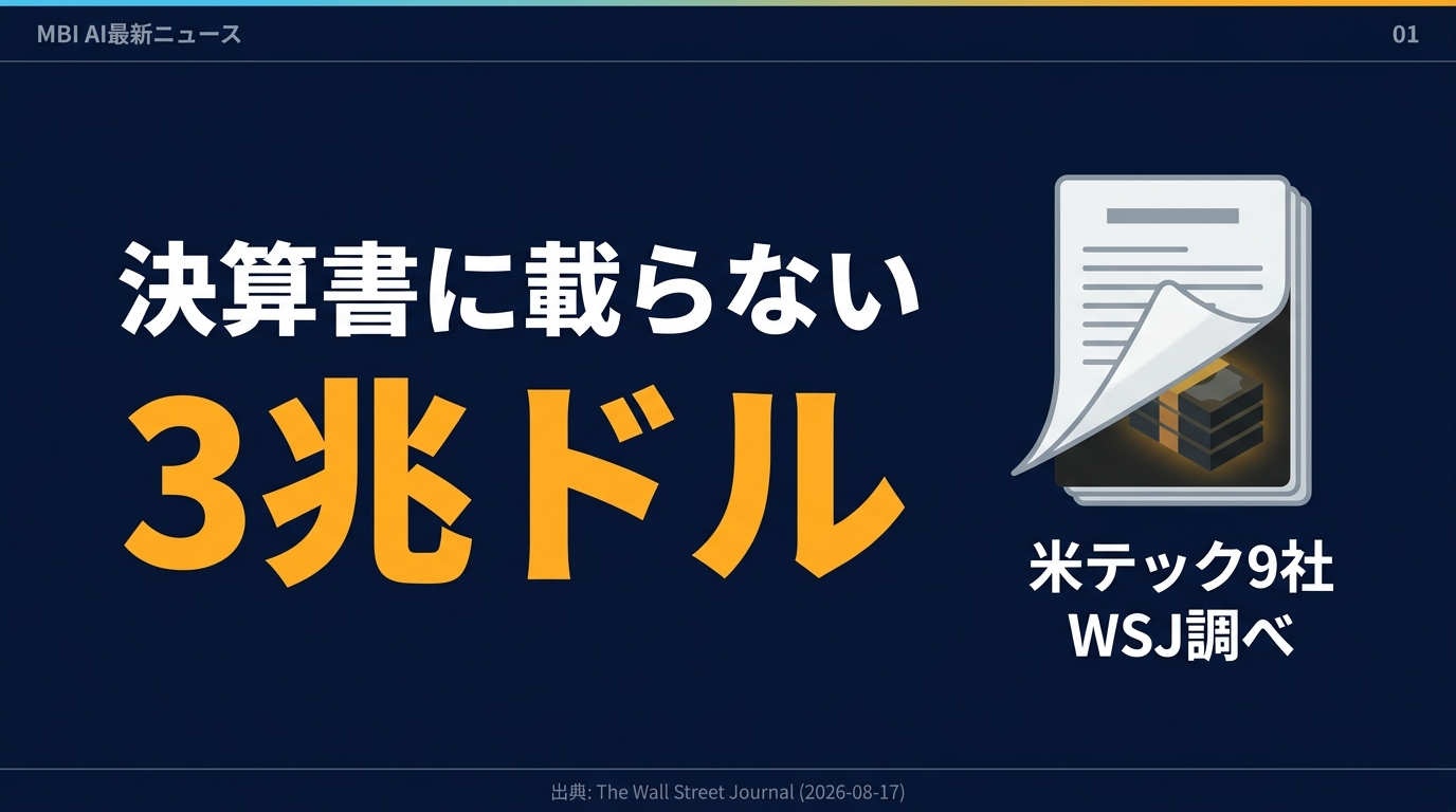 決算書に載らない3兆ドル