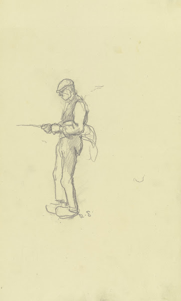 Ein Arbeiter aus der Großen Spinnerei von Edam ca 1894