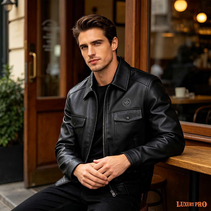 2D Casual Leather Jacket