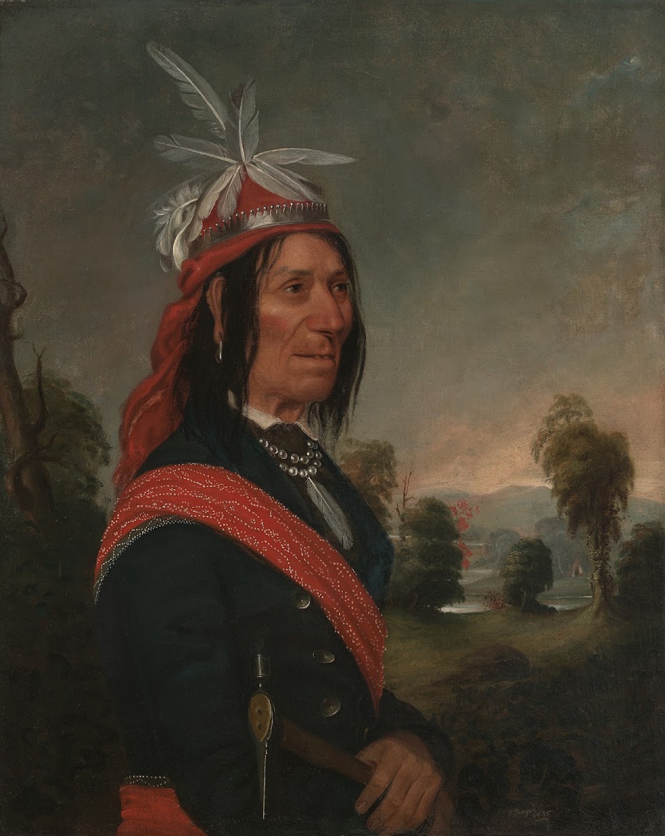 Portrait of Ossahinta Chief of the Onondaga Nation 1845