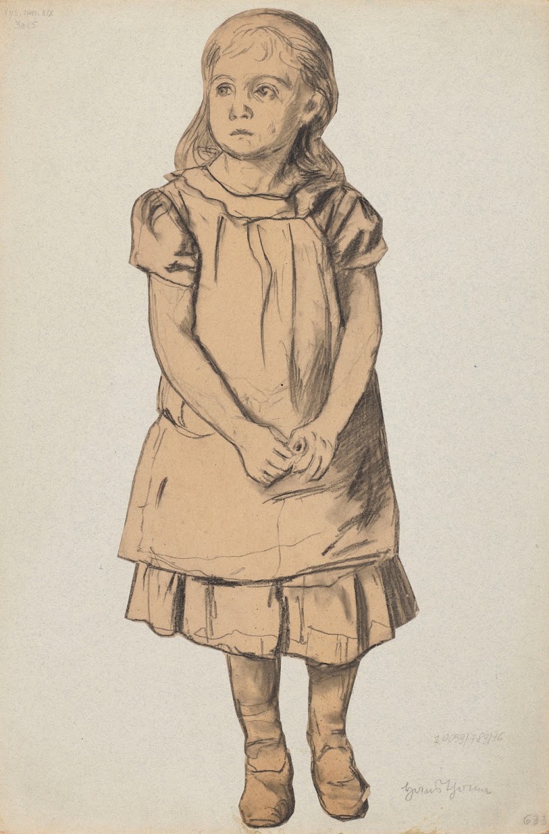 Portrait of Ella the Artists Daughter 1886