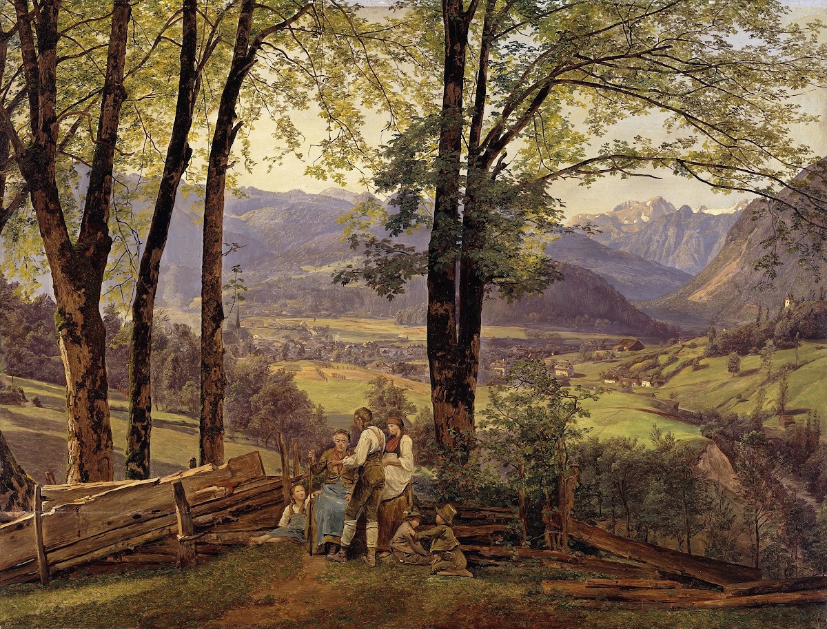 View of Ischl 1838