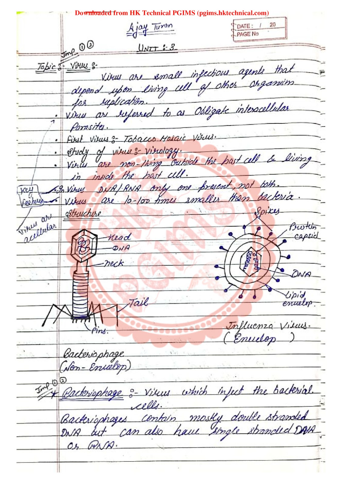 Microbiology unit 3 part 1 3rd Semester B.Pharmacy ,BP303T Pharmaceutical Microbiology,BPharmacy,Handwritten Notes,Previous Year's Question Papers,BPharm 3rd Semester,Important Exam Notes,Pharmaceutical Microbiology,B.pharmacy 3rd semester,Hand written notes,