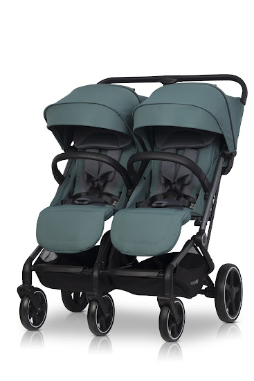 Коляска для двійні Easy-Go Echo 2024 зелений