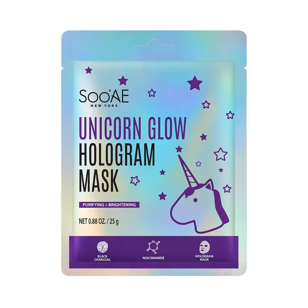 Mascarilla facial holográfica Sooae™ Unicorn Glow Hologram Mask