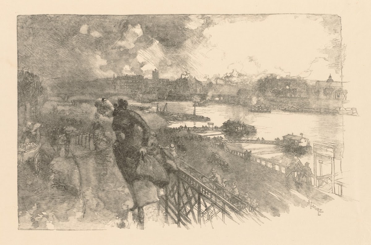 La Seine au Pont dAusterlitz 1866