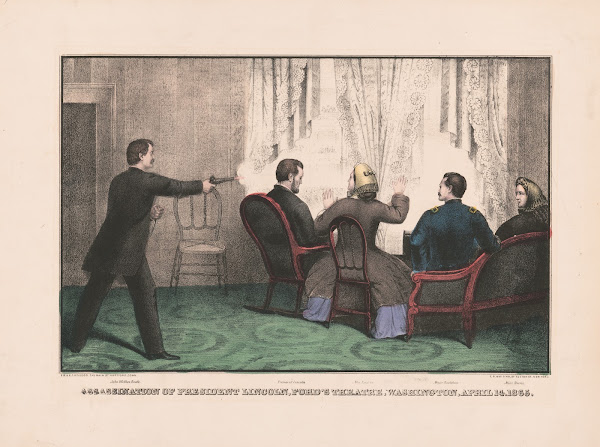 Assassination of President Lincoln Fords Theatre Washington April 14 1865 1865