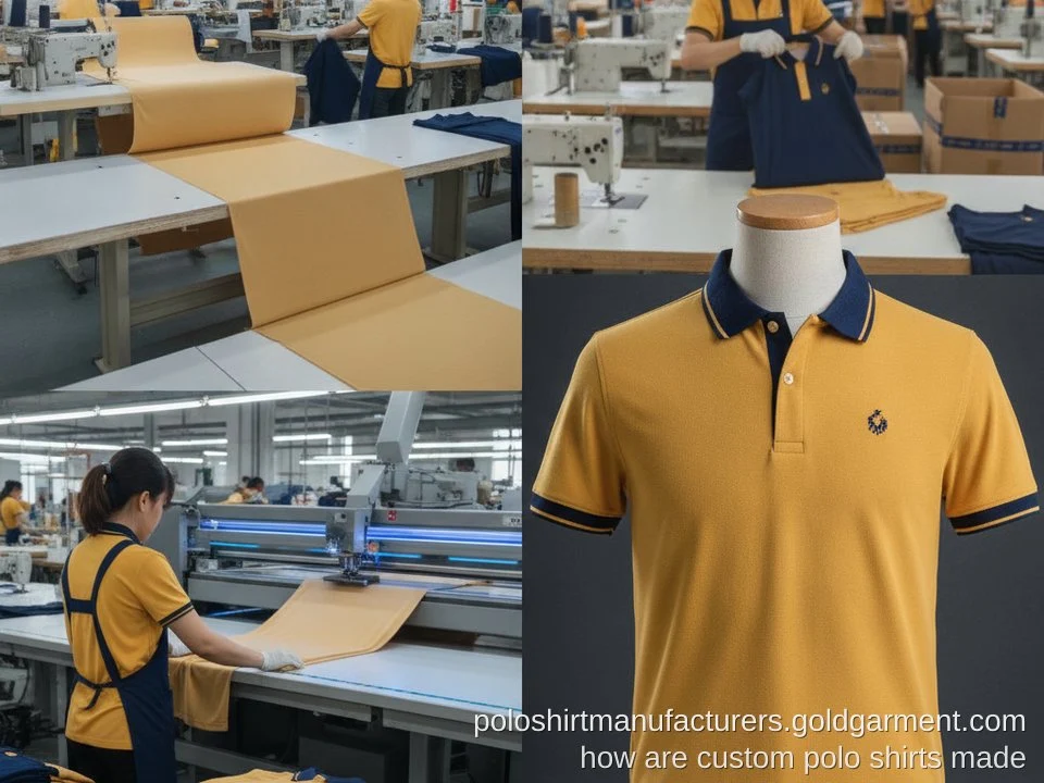 How custom polo shirts Are Made: The Complete Manufacturing Process Step-by-Step - Gold Garment Vietnam