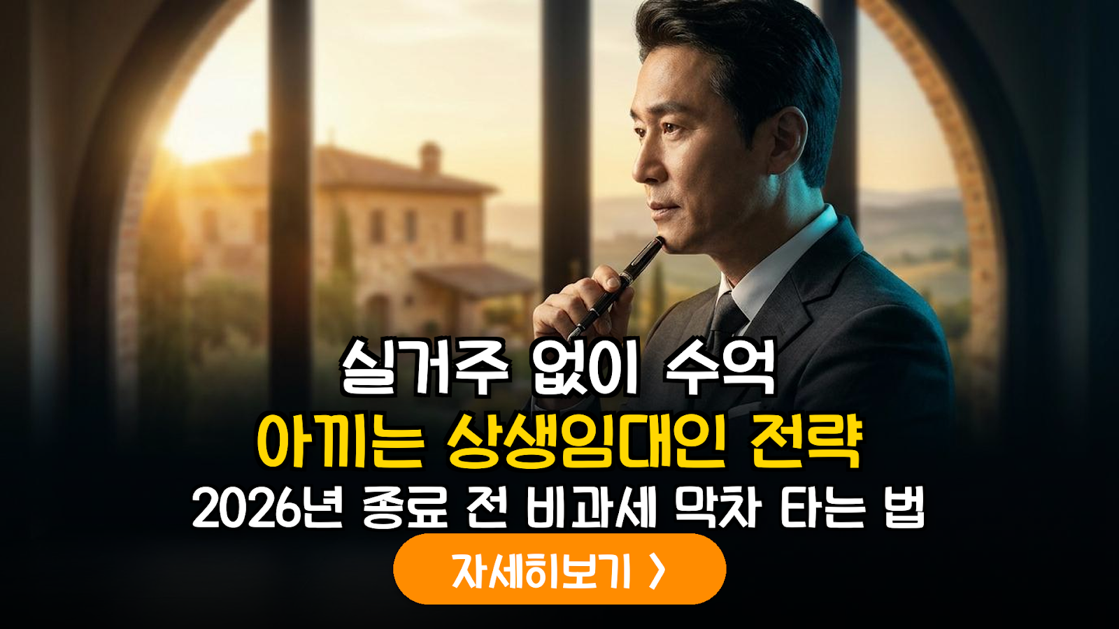 2026 상생임대인 비과세 혜택과 은퇴자 매도 전략