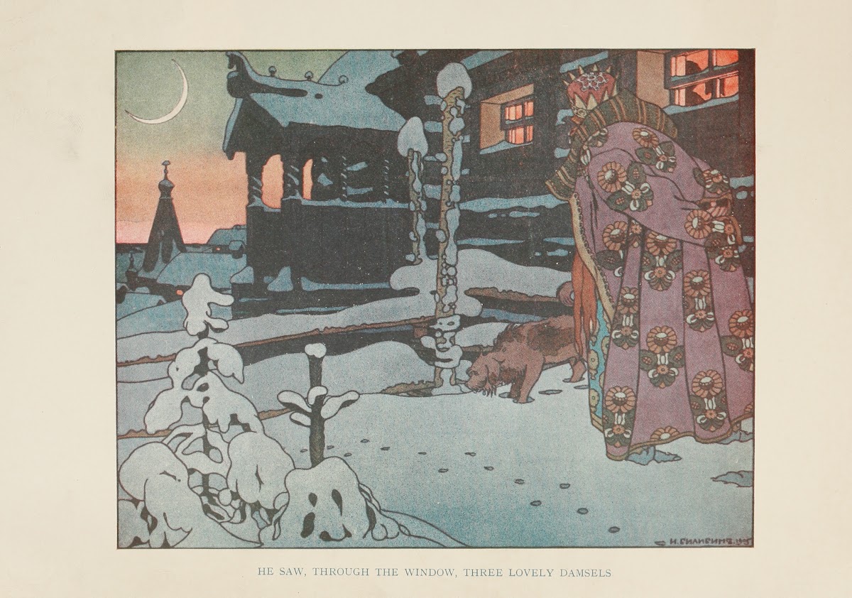 He saw through the window three lovely damsels 1917