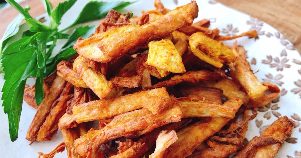 Sườn chay ướp nghệ chiên giòn