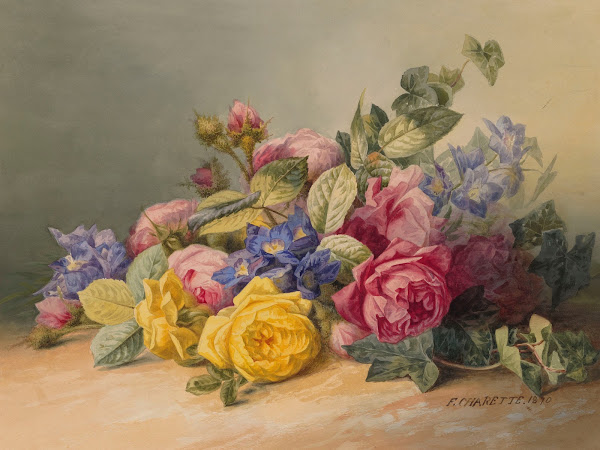Still Life with Flowers 1870