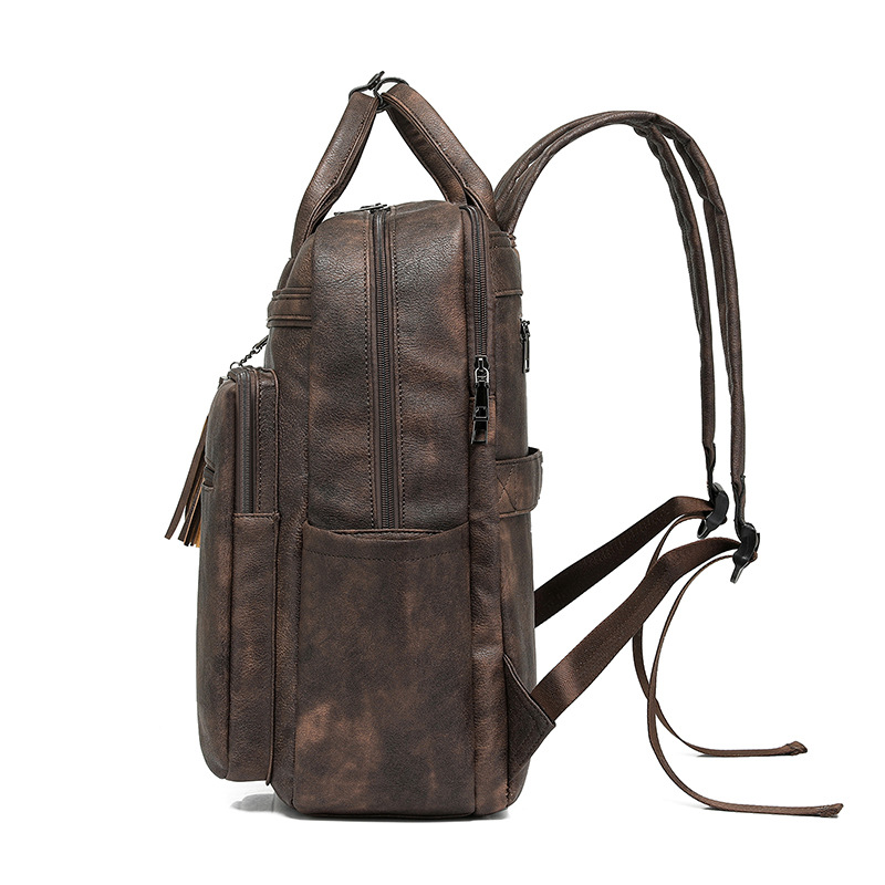 Women's PU Backpack, Large Capacity