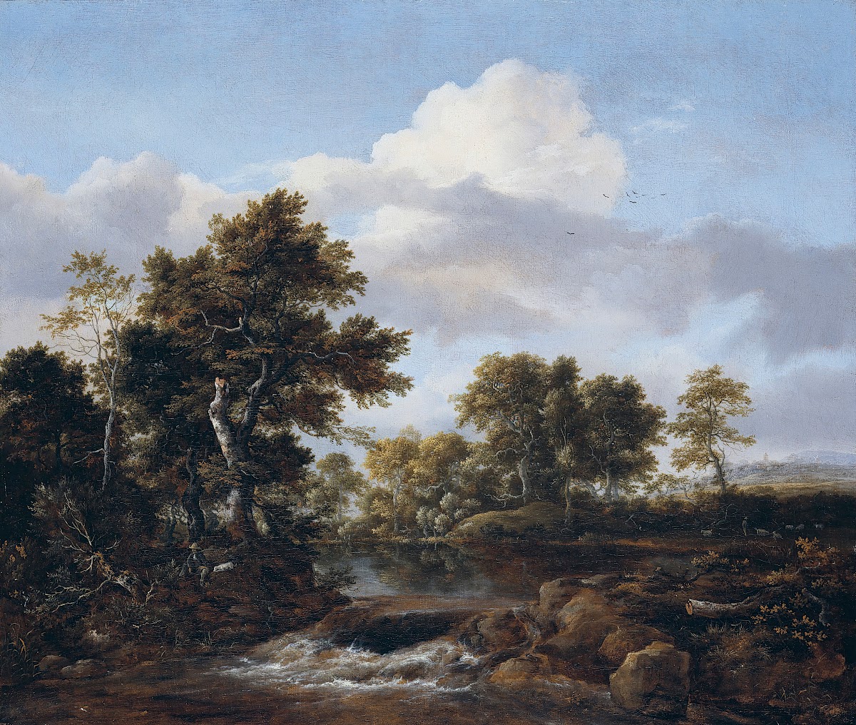 Wooded Landscape with a Stream between 1665 and 1668