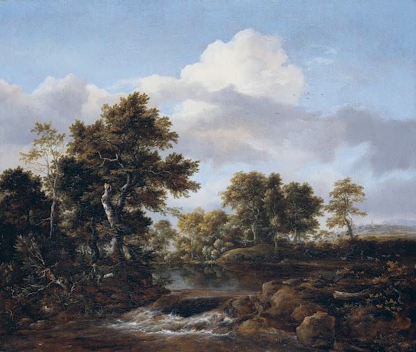 Wooded Landscape with a Stream between 1665 and 1668