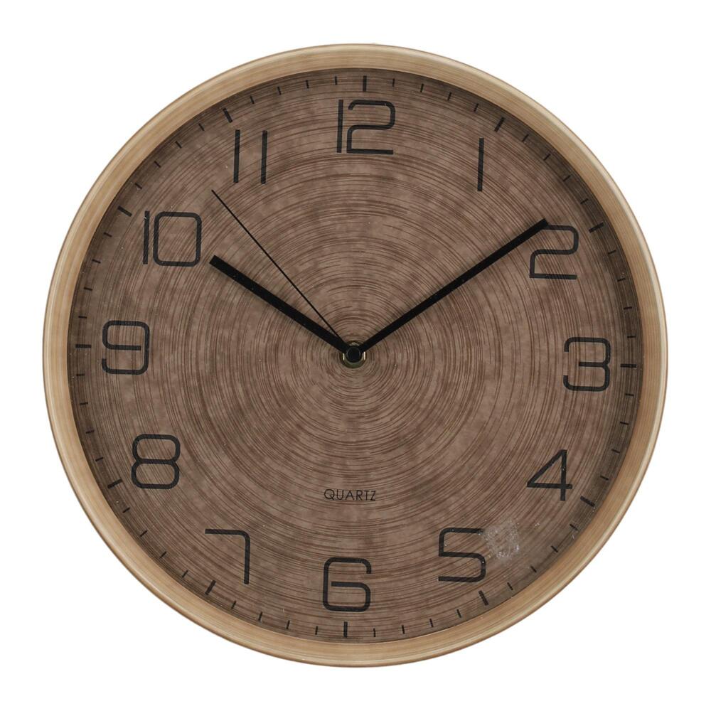 Reloj decorativo de pared Concepts™ Horizons color café