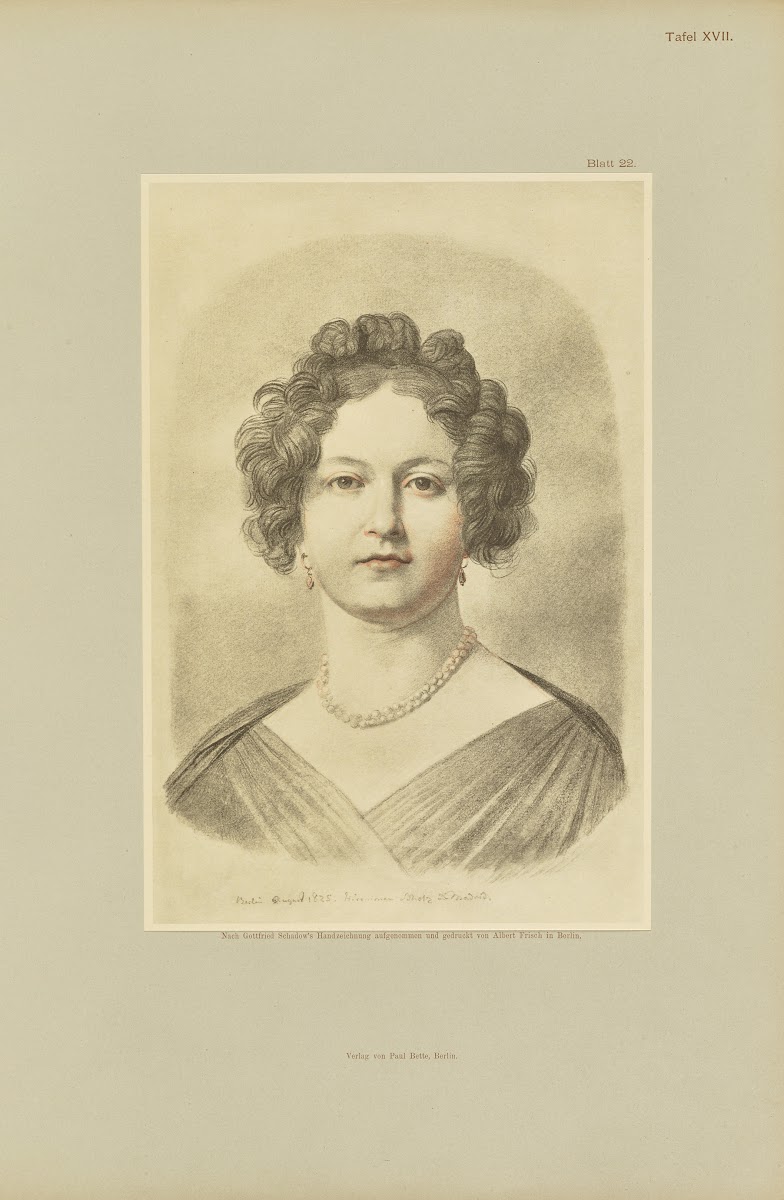 Handzeichnungen von Gottfried Schadow Pl17 1886