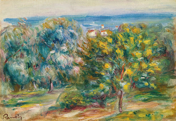 Ésquisse De Paysage Du Midi 1910