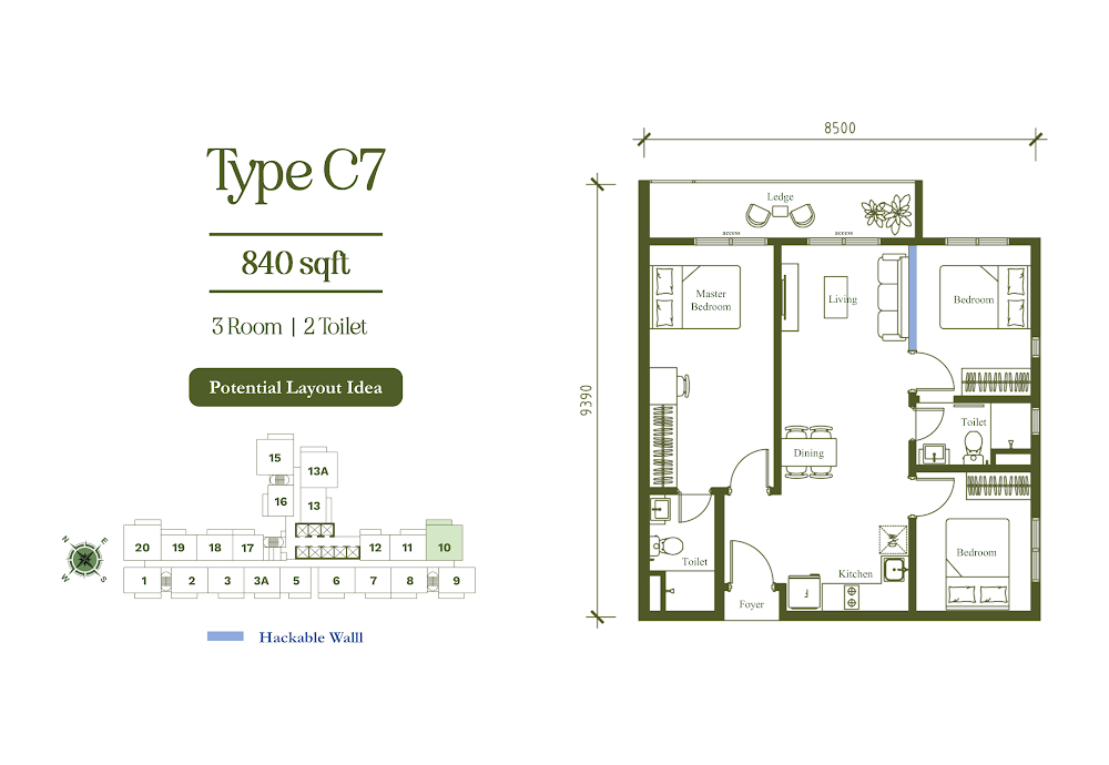 Arte Star floor plan