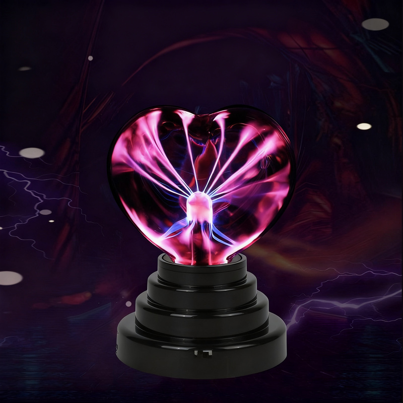 Plasma Globe Light, Glass, 105×145 mm