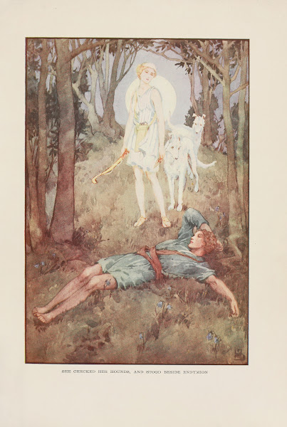 She checked her hounds and stood beside Endymion 1915