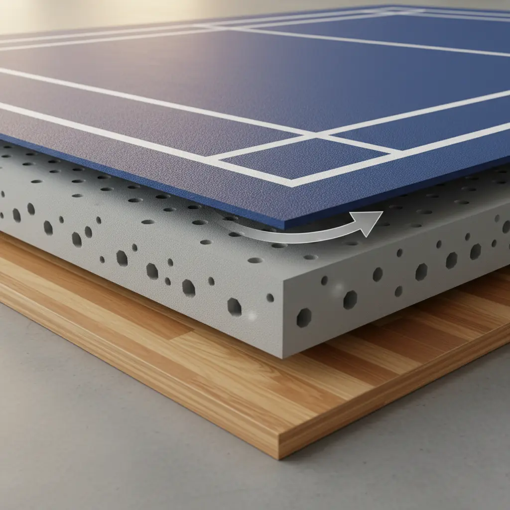 Ketebalan karpet badminton yang ideal