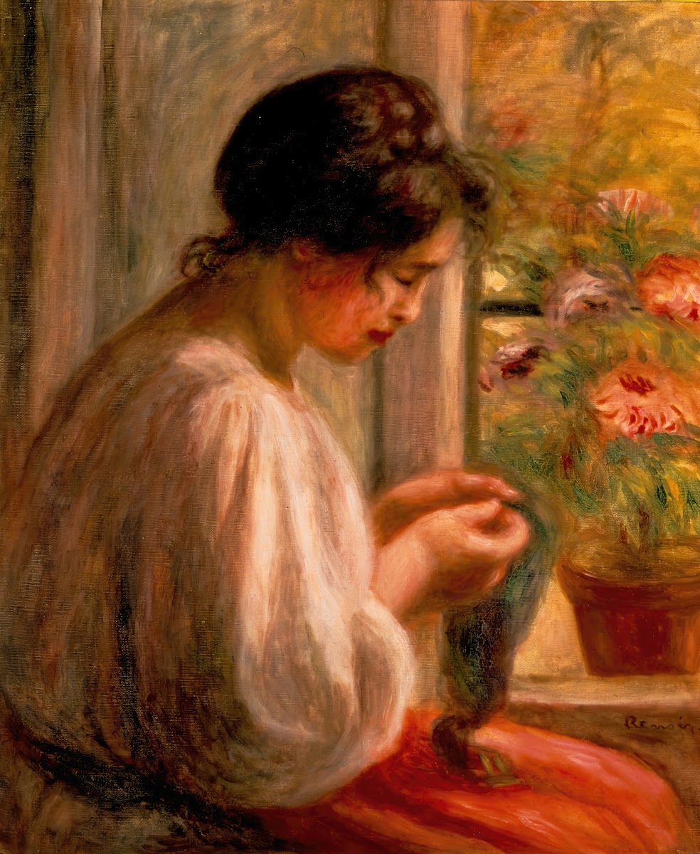 Seamstress at Window circa 1908 1910