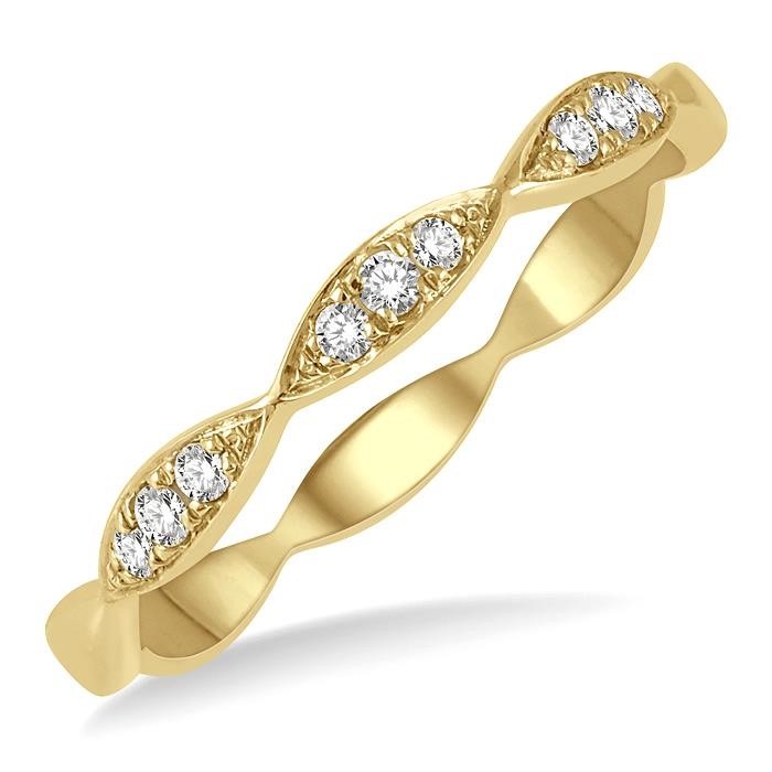 Stackable Diamond Wedding Band 34089DHFGYG