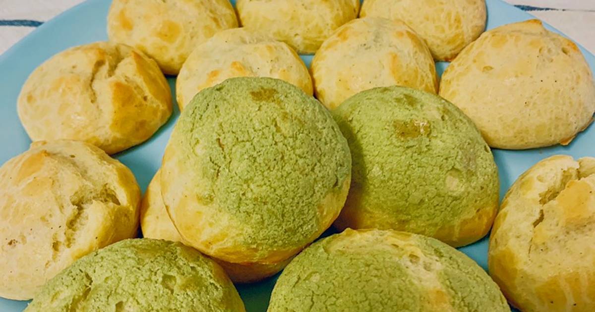 Matcha Cream Puff
(Bánh su kem trà xanh)