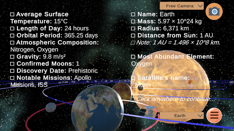 Solar System Screenshot 2