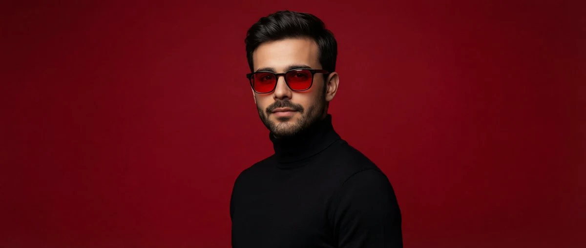 Retrato de moda de un hombre seguro de sí mismo